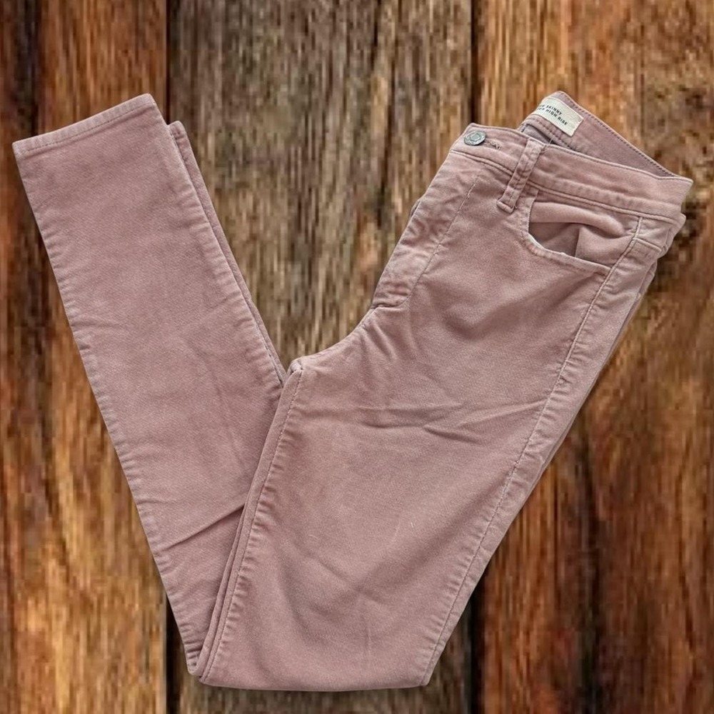 Gap 1969 True Skinny Super High Rise Pink Jeans Size 25